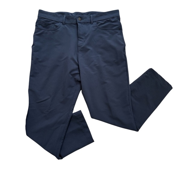 Panama Jack Commuter Pants 36X30 Blue  Live in 4 Way Stretch Straight Leg - Picture 1 of 6